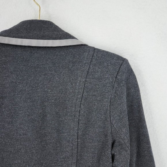 Cabi Jacket Womens Small Gray Ponte Knit Crew Blazer Stretch Notch Lapel Career - Picture 12 of 12